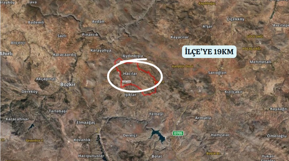 KONYA BOZKIR HACILAR KÖYÜNDE 236 M2 BAĞ SATILIKTIR. - KONYA BOZKIR fotoğraf 5